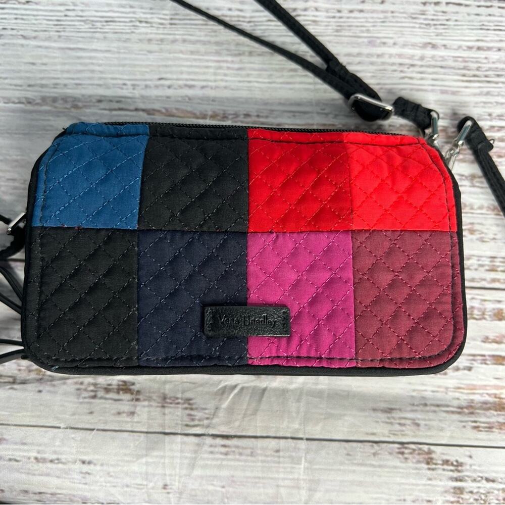 Vera‎ Bradley Winter Patchwork All in One Crossbody Colorblock Quilted - Picture 3 of 16